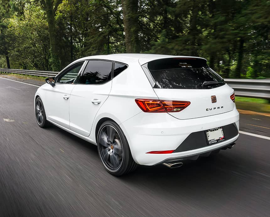 White Car Driving on Road